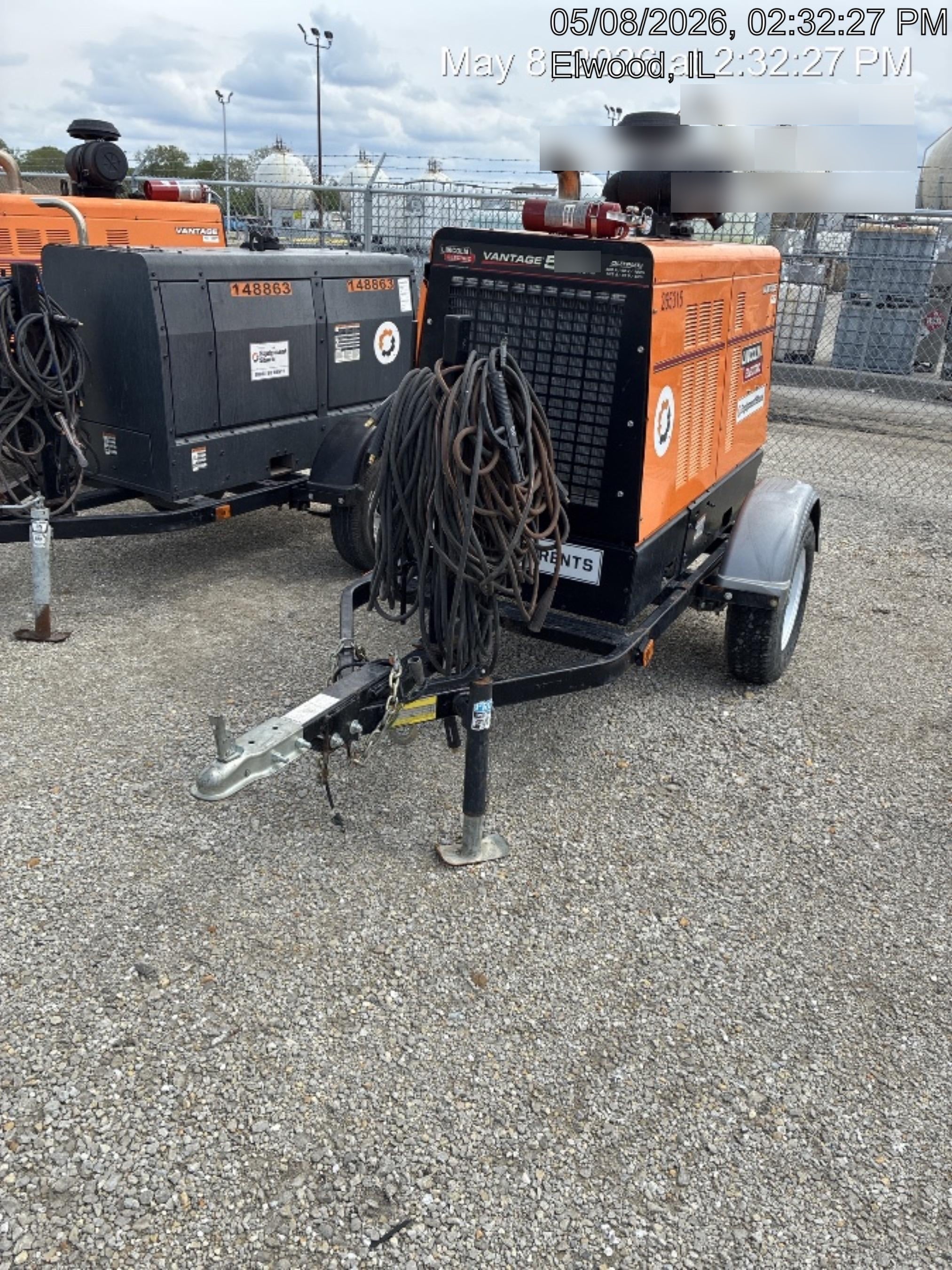 2022 Lincoln Electric Vantage 549X Crosslink Technology, Trailer Mounted, ES Decals, T3