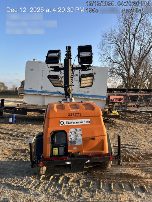 2023 Generac MLT2 Diesel, Flex Switch 120V Input, Powerzone Controller, (4) 320W LED Lights, 4kW Generator, 39.9 Gal Fuel Tank, 2" Ball, T3