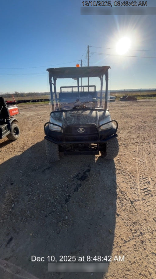 2020 Kubota RTV-X1140 CAMO, CANOPY, STROBE, BACK UP ALARM, WINDSHIELD, FIRE EXT