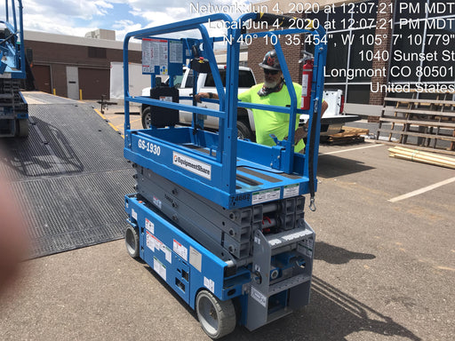 2020 Genie GS-1930 Fixed rails with chain entry gate - Pre A92.20