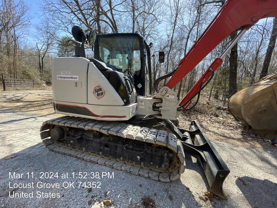 2021 Link-Belt 80X3 Cab/Heat/Air, Rubber Tracks, Manual QC