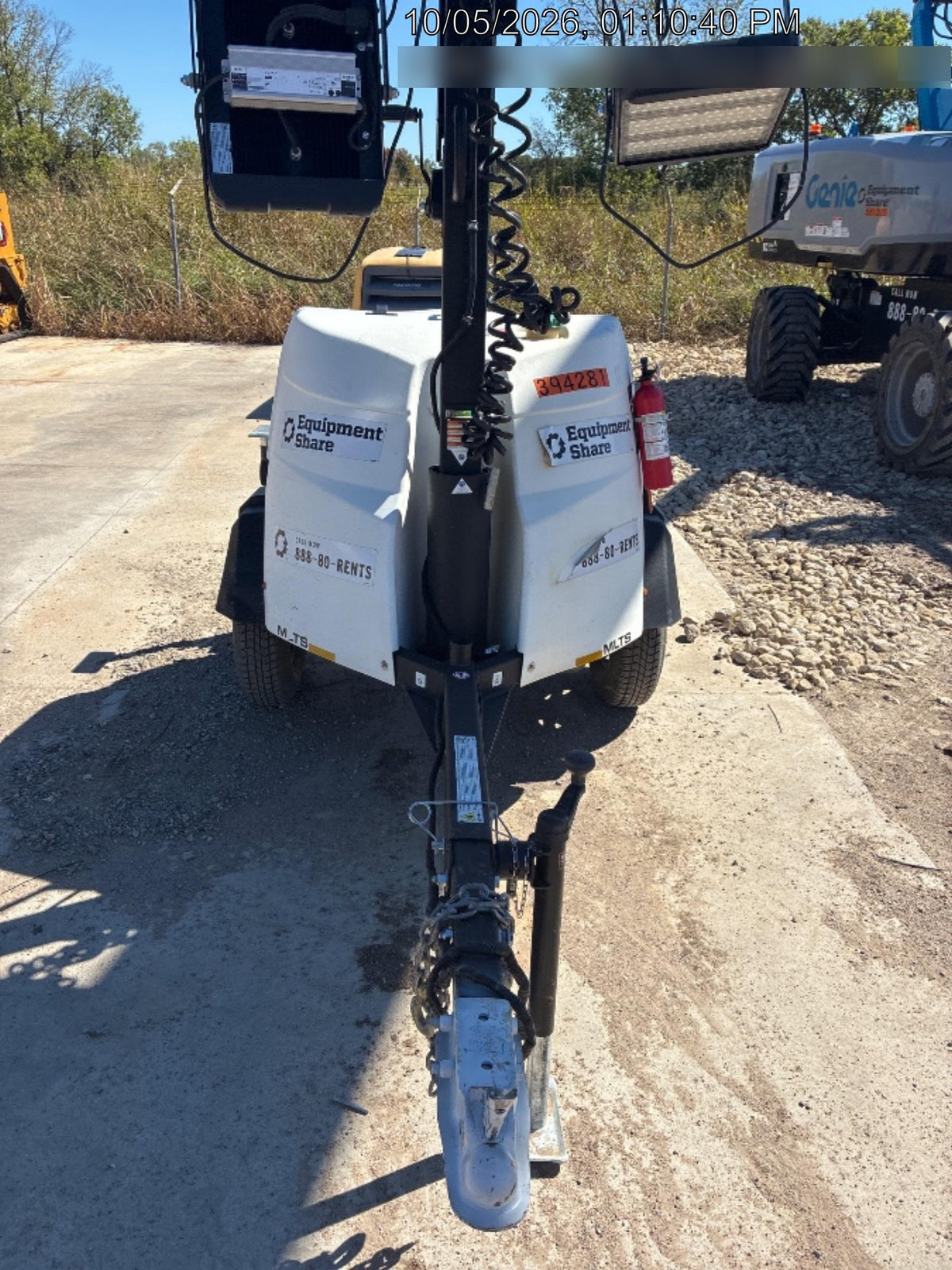 2024 Generac MLT2 Diesel, Flex Switch 120V Input, Powerzone Controller, 
(4) 320W LED Lights, 4kW Generator, 39.9 Gal Fuel Tank, 2" Ball, T3