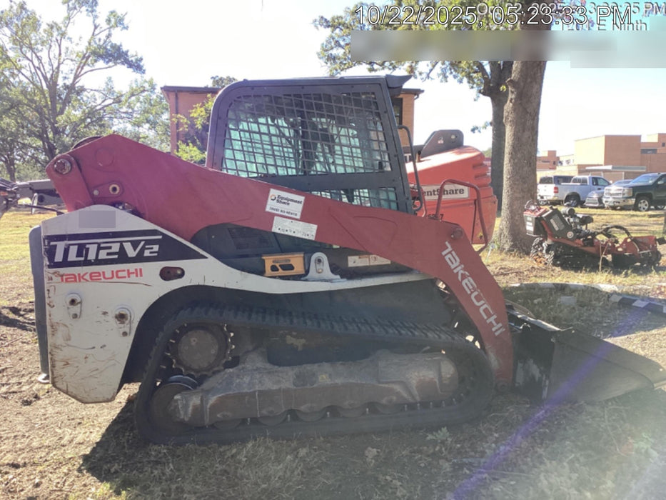 2019 Takeuchi TL12V2 Cab/Heat/Air w/Auxiliary Hydraulics, 2 Speed, Hydraulic QC