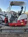 2019 Takeuchi TB260 Takeuchi TB260 Canopy w/Rubber Tracks, Auxiliary Hydraulics, Standard Blade, Manual QC, 12 / 18 / 24" Buckets, Hydraulic Thumb Installed