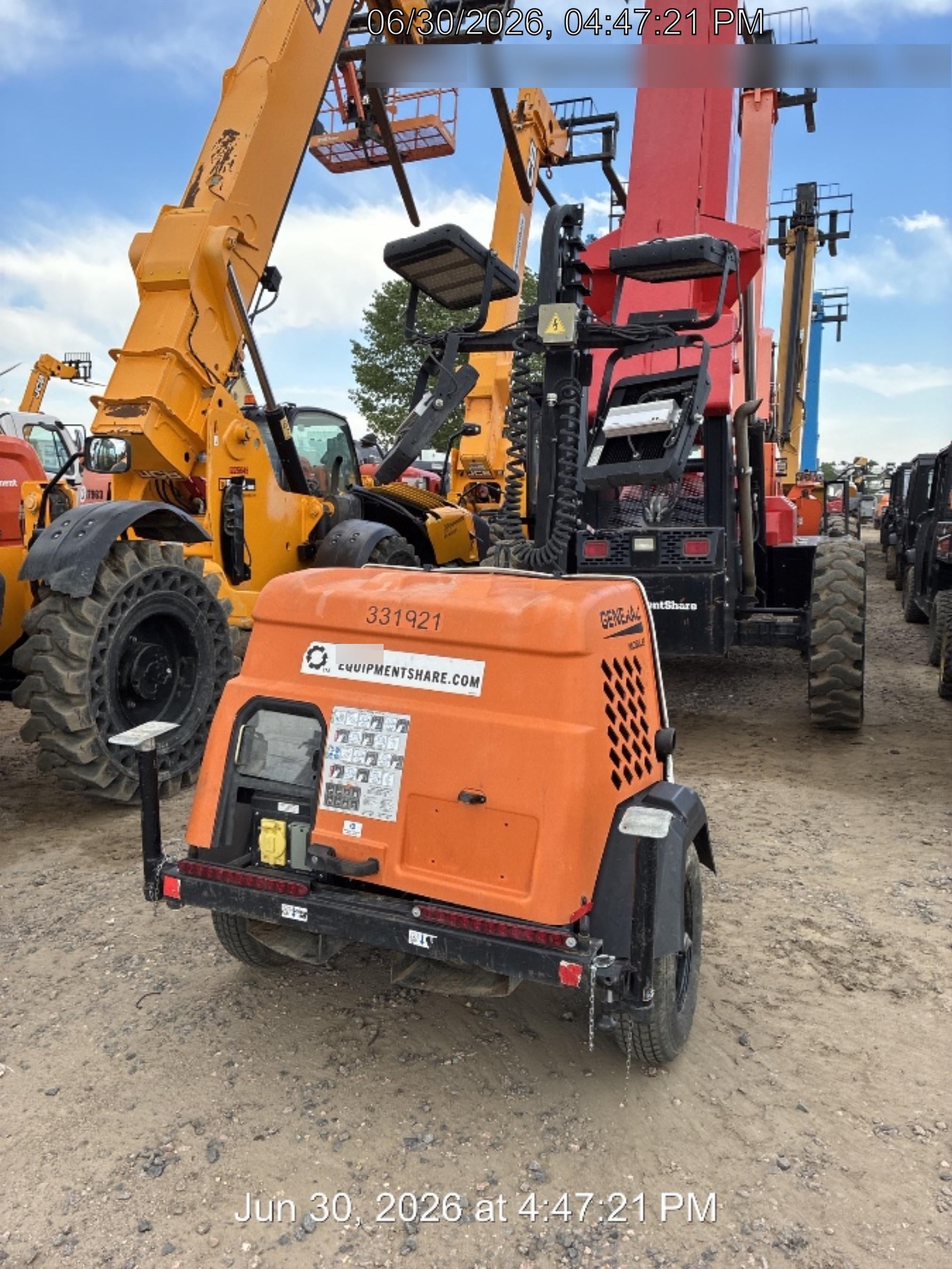 2023 Generac MLT2 Diesel, Flex Switch 120V Input, Powerzone Controller, (4) 320W LED Lights, 4kW Generator, 39.9 Gal Fuel Tank, 2" Ball, T3