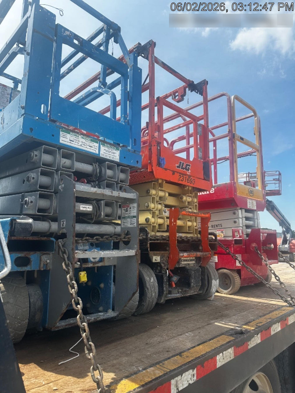 2020 Genie GS-1930 Solid Non Marking Tires, Beacon, Folding rails with half height swing gate
