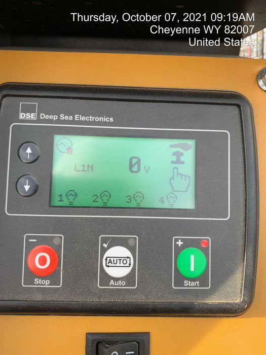 2021 Allmand NLV3GR (4) LED Light Fixture 350W, 23' Vertical Mast, 3kW Prime, Towable, Deep Sea L401, Leveling Jacks, Yanmar T4F 5.8hp