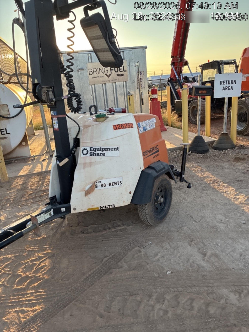 2023 Generac MLT2 Diesel, Flex Switch 120V Input, Powerzone Controller, (4) 320W LED Lights, 4kW Generator, 39.9 Gal Fuel Tank, 2" Ball, T3