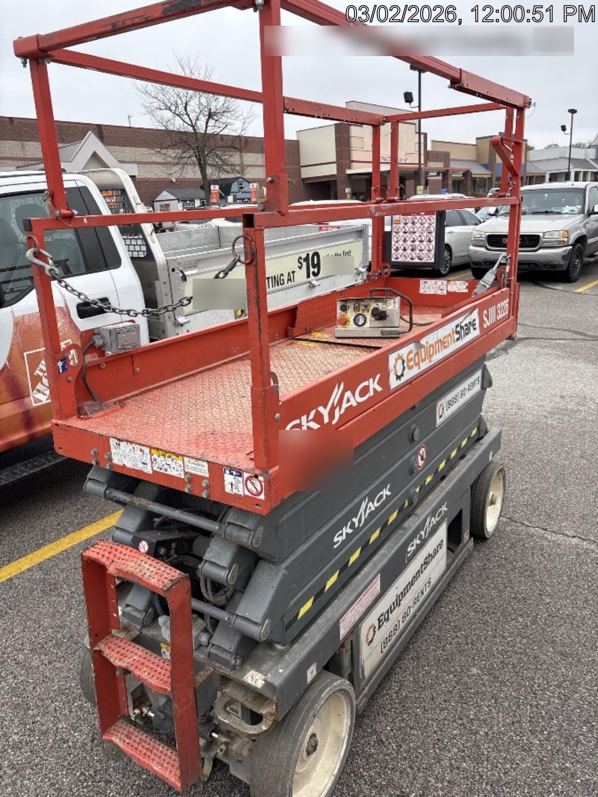 2019 Skyjack SJIII-3226 Skyjack SJIII3226 Standard w/Trojan Batteries