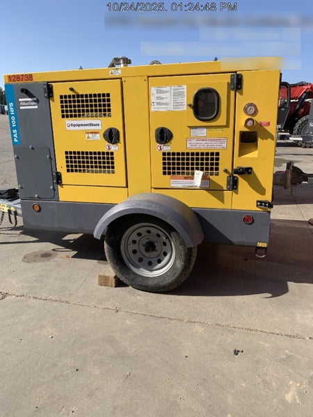 2020 ATLAS COPCO PAS 100 HF CS Enclosed