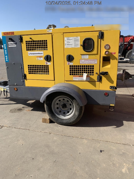 2020 ATLAS COPCO PAS 100 HF CS Enclosed