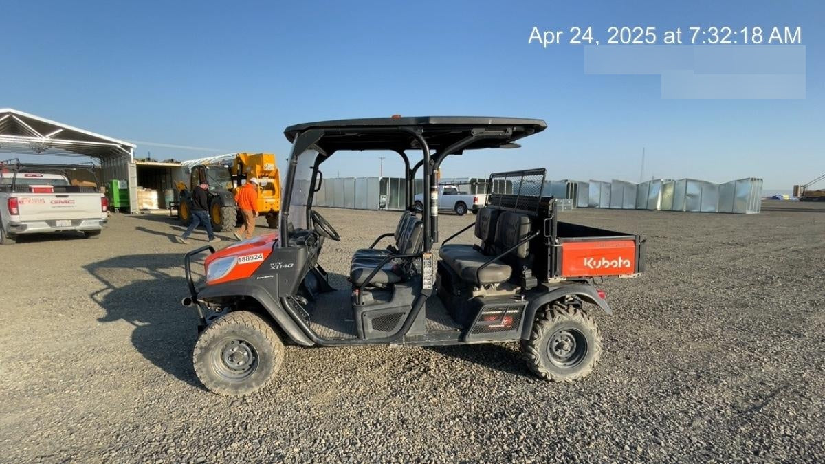 Kubota RTV-X1140W-H Plastic Canopy, Windshield Acrylic Clear, LED Strobe Light, Wire Harness Kit, Back up Alarm