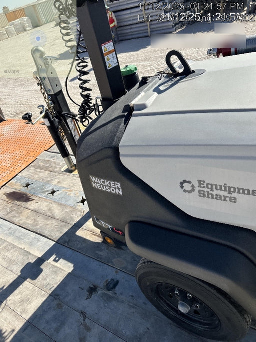 2024 Wacker Neuson LTT4 Diesel, Kohler KDW702, Deep Sea Controller, Auto Start, LED 320W, Bypass Outlet, T3