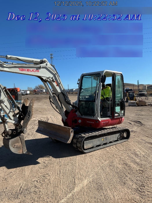 2020 Takeuchi TB250-2C Cab/Heat/Air, Rubber Tracks, Manual TAG QC