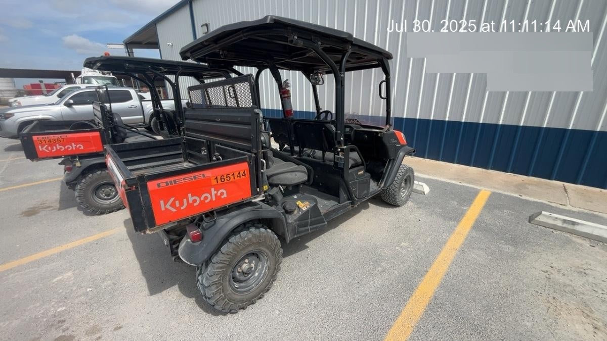 2021 Kubota RTV-X1140W-H Plastic Canopy, Windshield Acrylic Clear, LED Strobe Light, Wire Harness Kit, Back up Alarm
