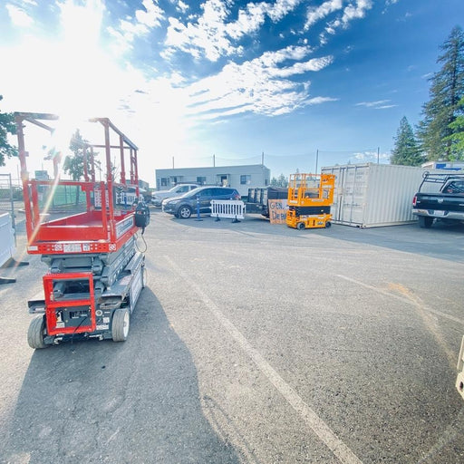 2020 Skyjack SJIII-3219 Solid NM Tires, Half height spring hinged entry gate, Dual Beacons, 800W Inverter