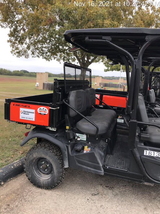 2022 Kubota RTV-X1140W-H Plastic Canopy, Windshield Acrylic Clear, LED Strobe Light, Wire Harness Kit, Back up Alarm