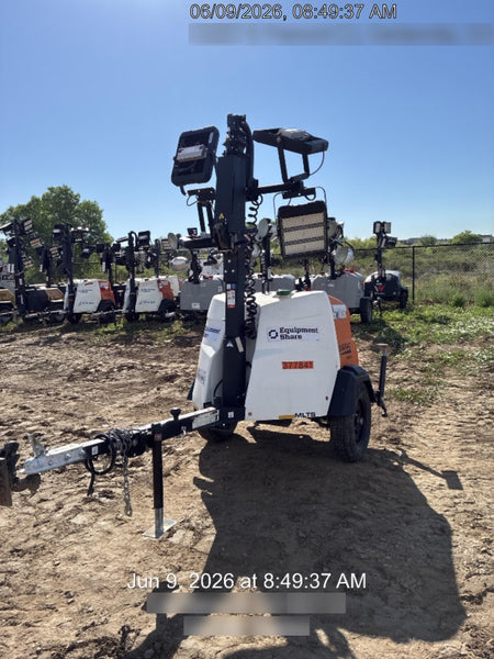 2023 Generac MLT2 Diesel, Flex Switch 120V Input, Powerzone Controller, 
(4) 320W LED Lights, 4kW Generator, 39.9 Gal Fuel Tank, 2" Ball, T3