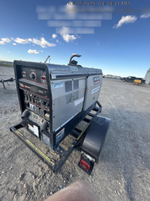 2019 Lincoln Electric Vantage 322 Ready-Pak 3, Two Wheel Trailer, Fender and Light Kit, Cable Rack