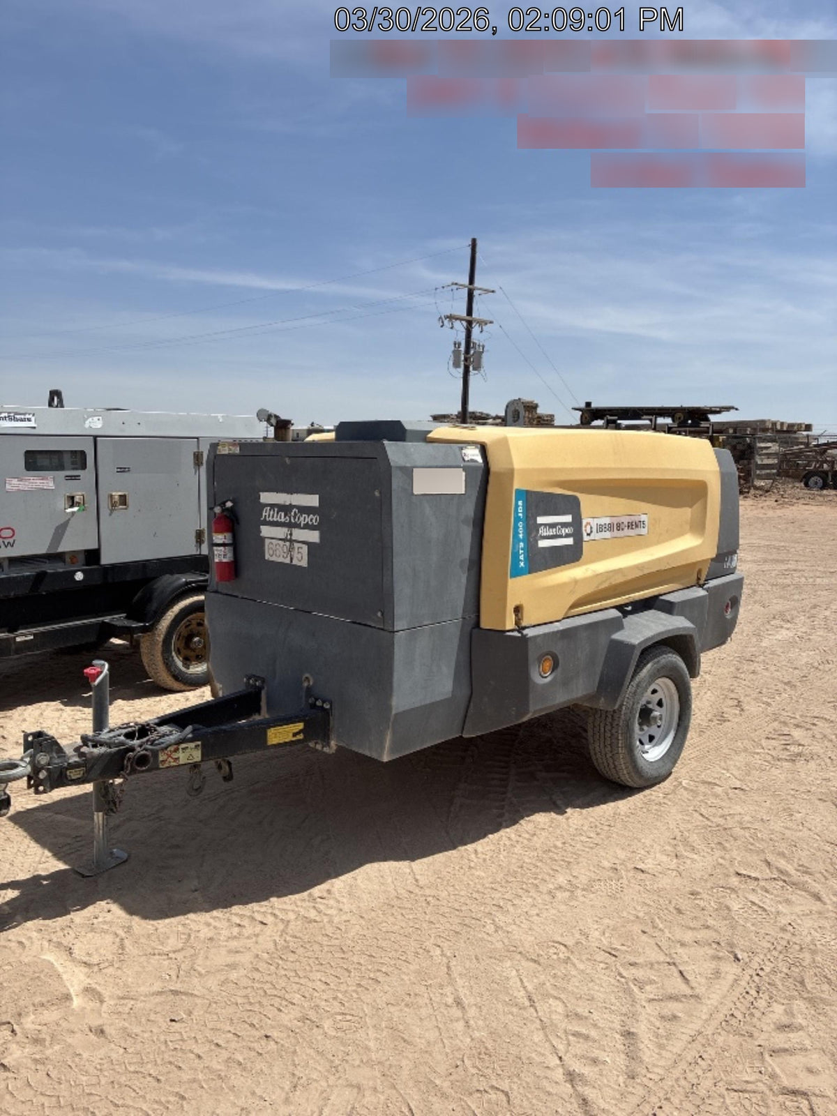 2020 ATLAS COPCO XATS 400 PFF