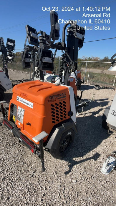 2024 Generac MLT2 Diesel, Flex Switch 120V Input, Powerzone Controller, 
(4) 320W LED Lights, 4kW Generator, 39.9 Gal Fuel Tank, 2" Ball, T3