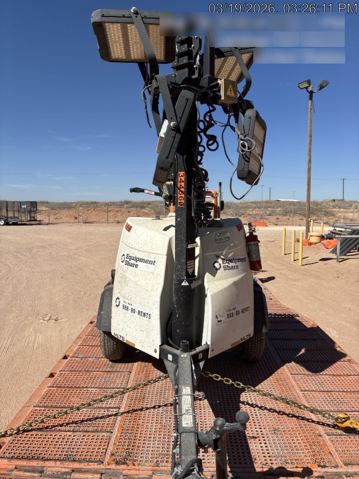 2023 Generac MLT2 Diesel, Flex Switch 120V Input, Powerzone Controller, (4) 320W LED Lights, 4kW Generator, 39.9 Gal Fuel Tank, 2" Ball, T3