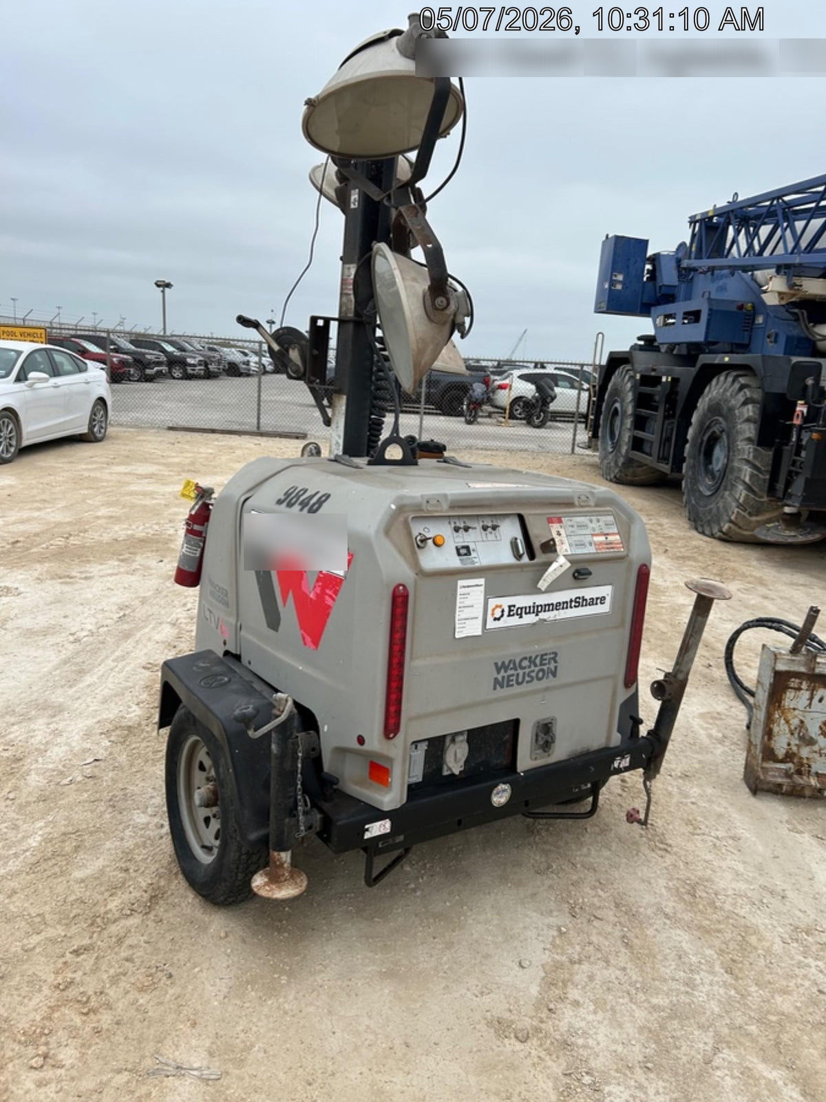 Wacker Neuson LTV6K-MH Wacker Neuson LTV6K Towable Light Tower