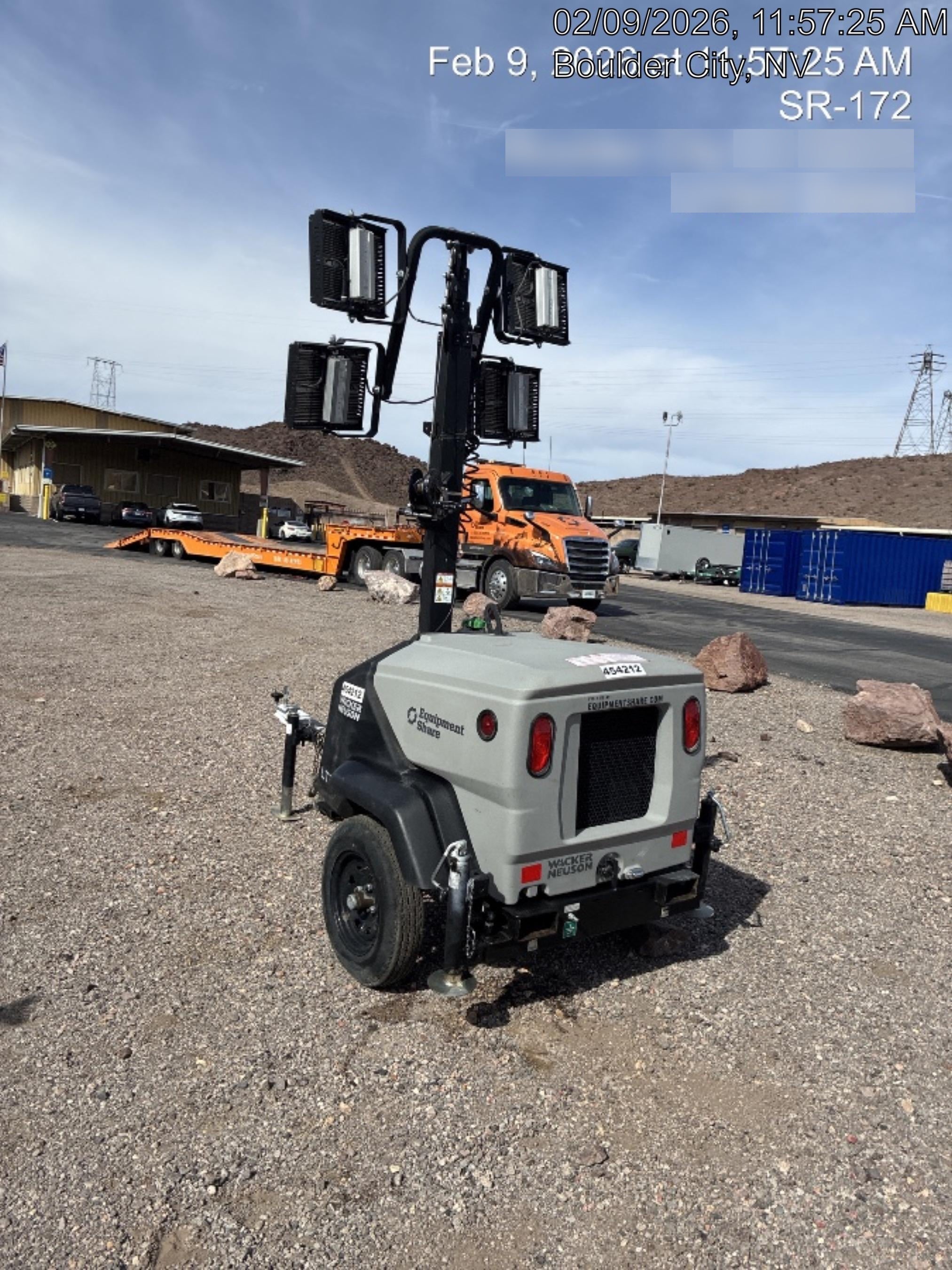 2024 Wacker Neuson LTT4 Diesel, Kohler KDW702, Deep Sea Controller, Auto Start, LED 320W, Bypass Outlet, T3