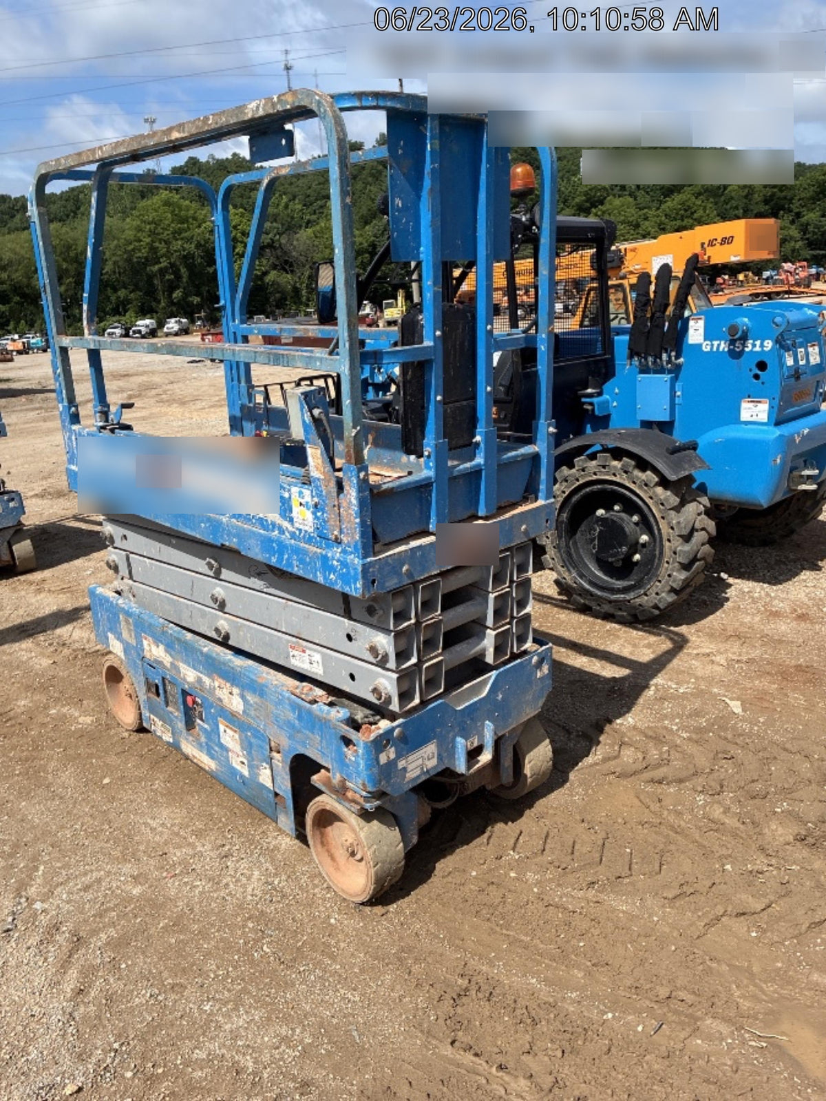 2019 Genie GS-1930 Fixed Rails with Chain Entry