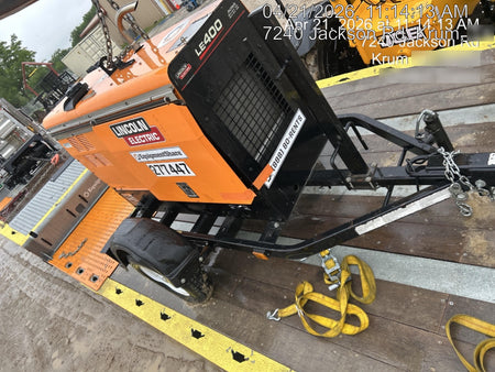 2022 Lincoln Electric LE400 Kubota V1505, Trlr, Cable Rack, Light Kit, ES Decals, T3