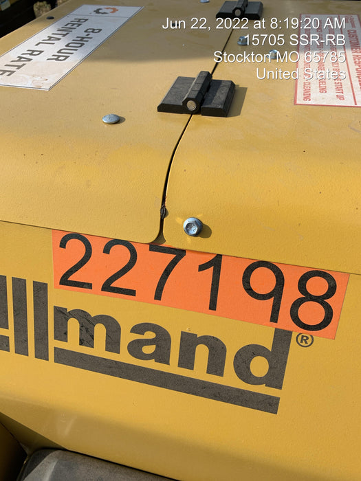 2022 Allmand NLV3GR (4) LED Light Fixture 350W, 23' Vertical Mast, 3kW Prime, Towable, Deep Sea L401, Leveling Jacks, Yanmar T4F 5.8hp