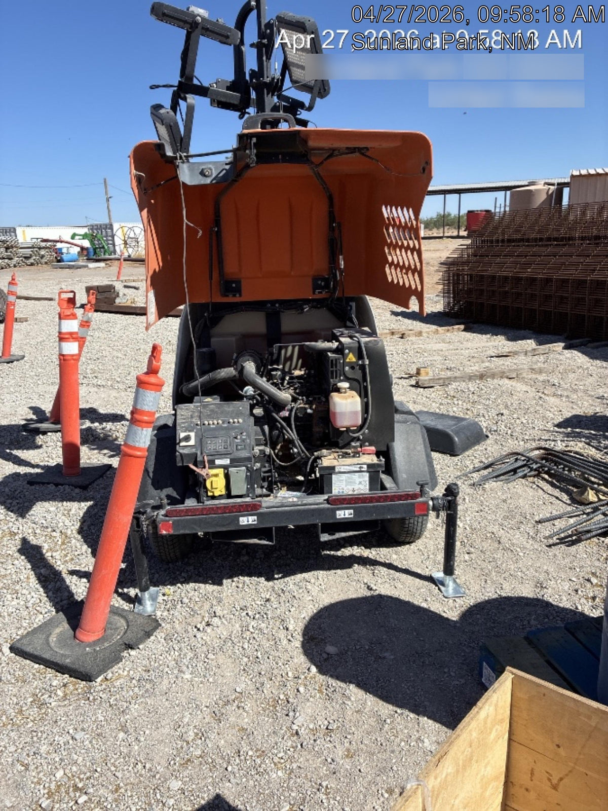 2024 Generac MLT2 Diesel, Flex Switch 120V Input, Powerzone Controller, 
(4) 320W LED Lights, 4kW Generator, 39.9 Gal Fuel Tank, 2" Ball, T3