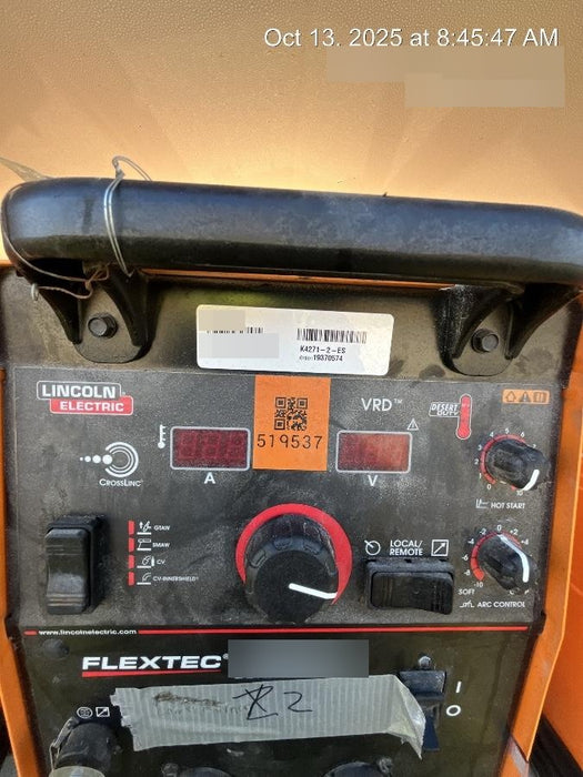 2025 LINCOLN ELECTRIC FLEXTEC 350X