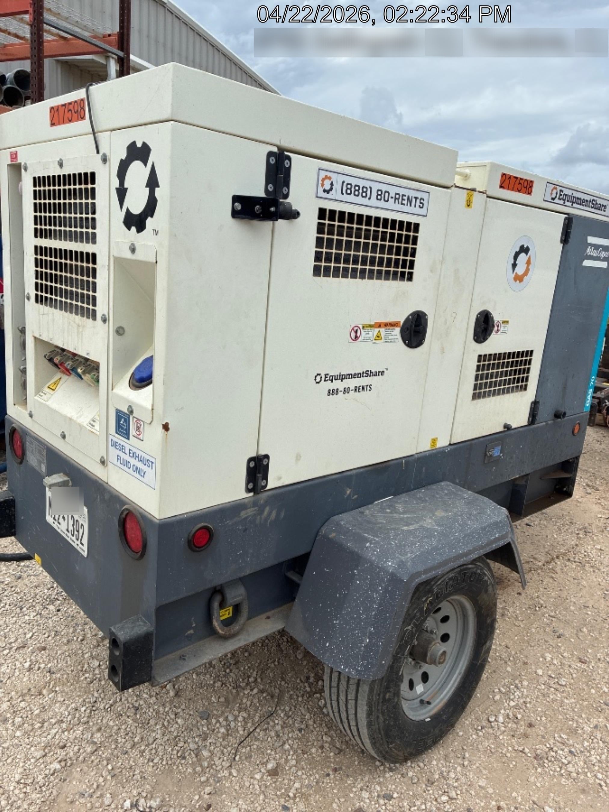 2022 ATLAS COPCO QAS 70