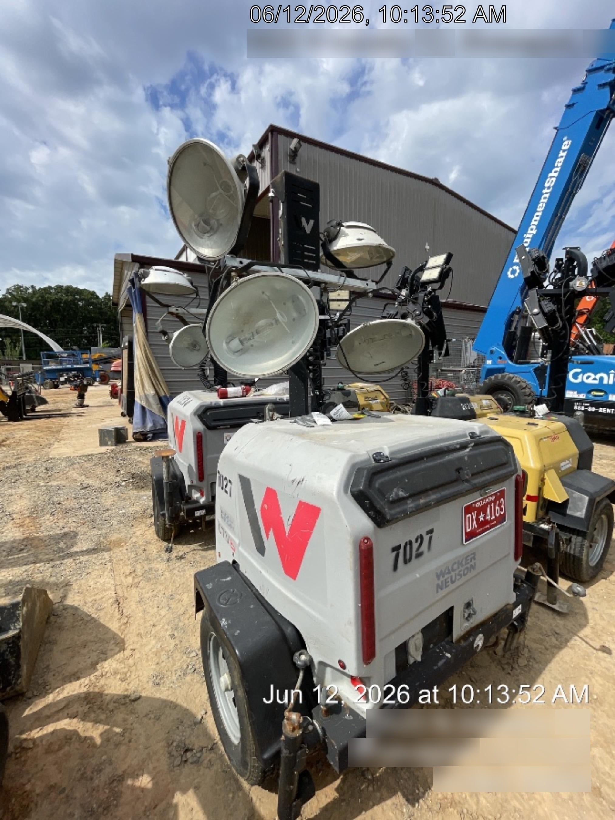 Wacker Neuson LTV6K-MH Wacker Neuson LTV6K Light Tower w/Kubota Engine