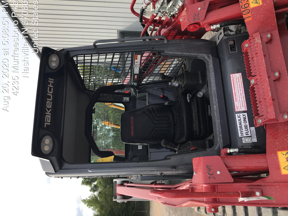2020 Takeuchi TL12R2-R Canopy, 111hp, Manual QC