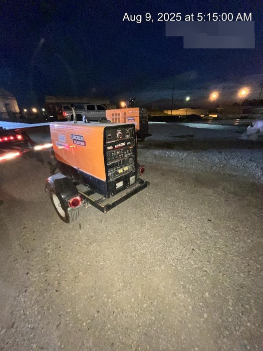 2022 Lincoln Electric LE400 Kubota V1505, Trlr, Cable Rack, Light Kit, ES Decals, T3