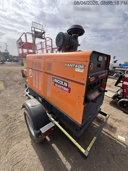 2021 Lincoln Electric Vantage 549X Ready Pak 3, ORANGE (includes trailer, cable rack, fender light kit)