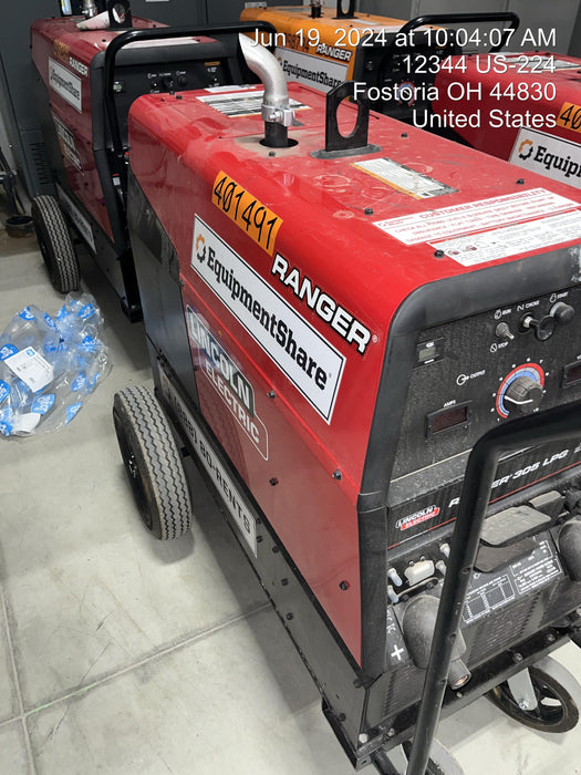 2024 Lincoln Electric Ranger 305 LPG Ranger 305 LPG, Undercarriage, Tank Holder & Strap, 10kw AC Gen, 25hp Kohler LPG Eng