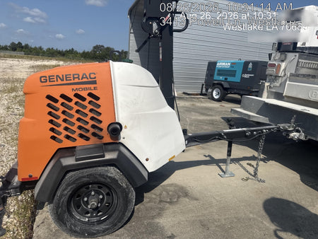 2025 Generac MLT6SMDS Diesel, Mitsubishi / Final Tier 4 Engine, 10.5 HP @ 1800 RPM, (4) 320W G4 LED's, Brushless Excitation, Capacitor Regulated, Vertical Mast, Manual Winch, 5kW Export Power, Power Zone Auto Light Controller