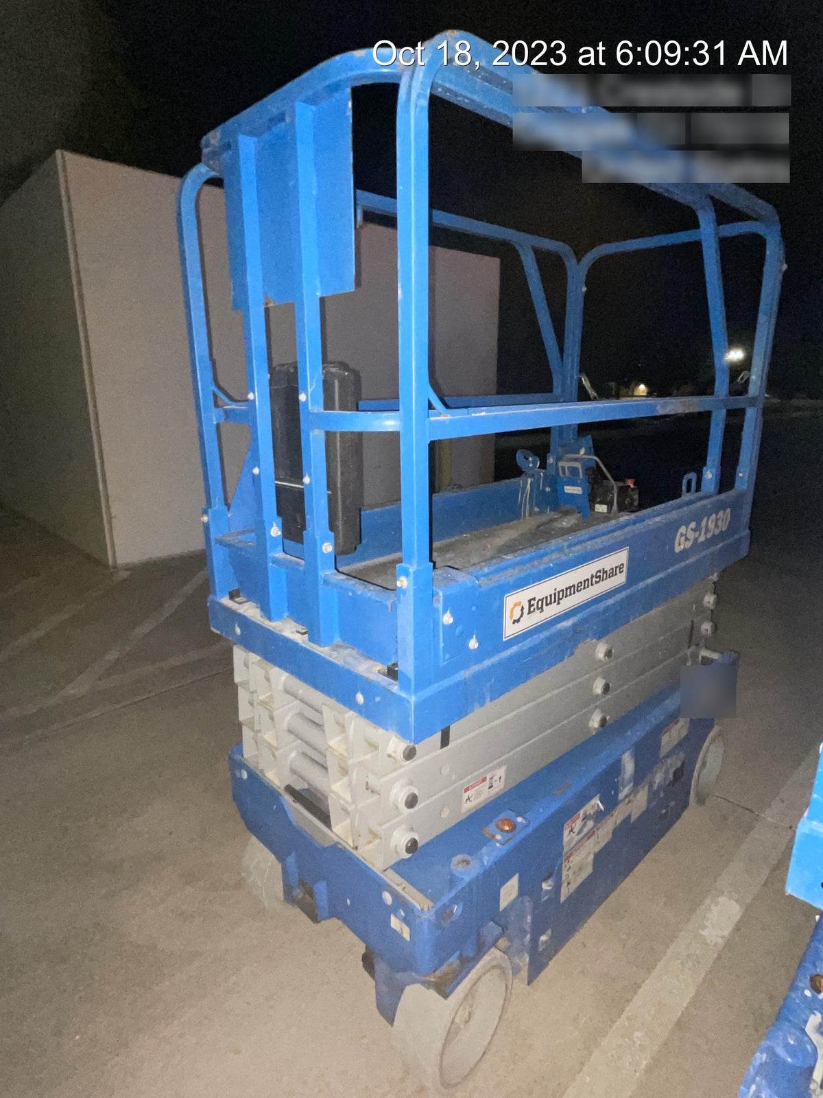 2018 Genie GS-1930 Genie GS-1930 Scissor Lift w/Standard Options