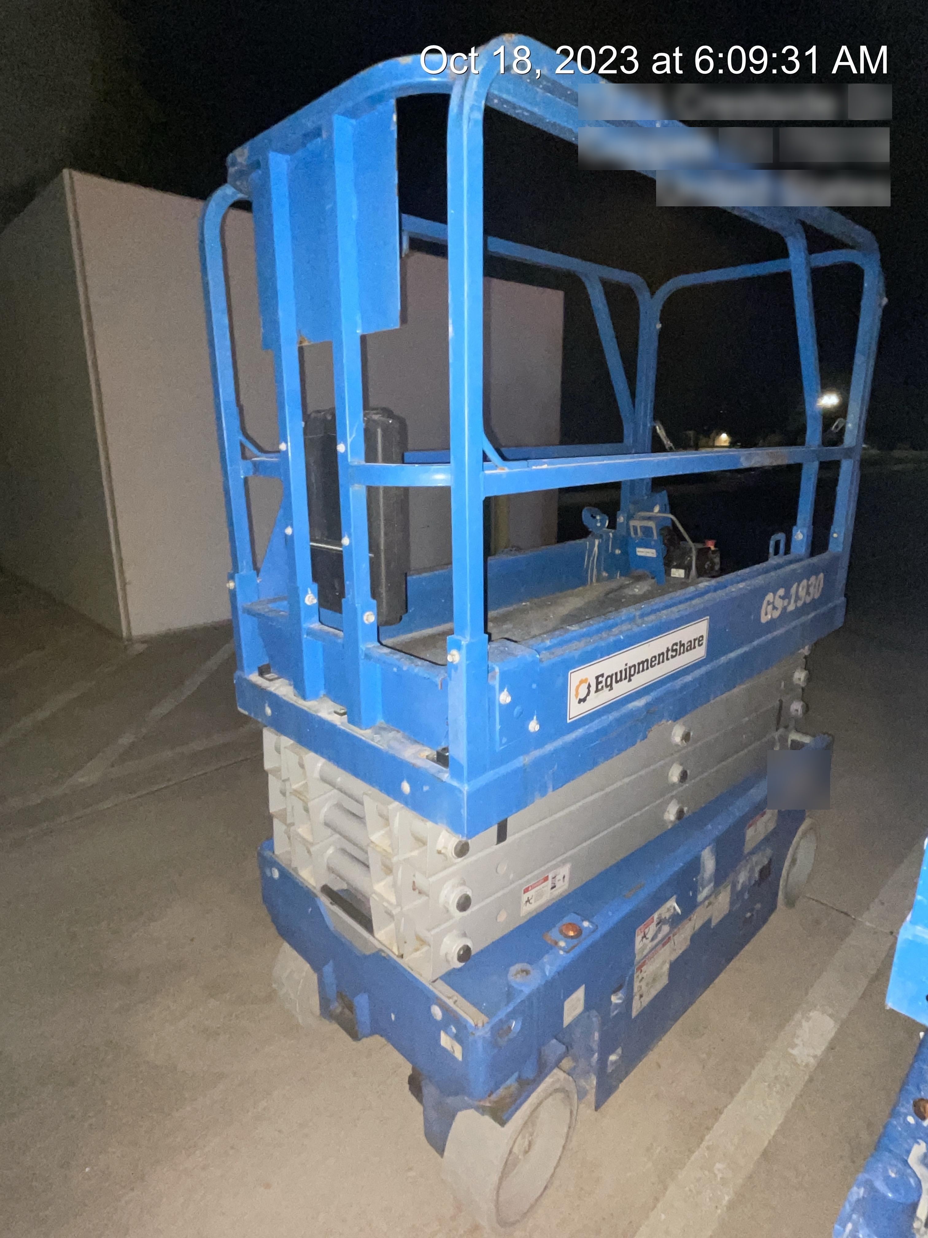 2018 Genie GS-1930 Genie GS-1930 Scissor Lift w/Standard Options