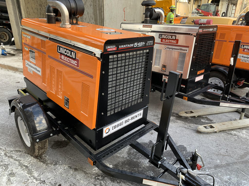 2021 Lincoln Electric Vantage 549X Ready Pak 3, ORANGE (includes trailer, cable rack, fender light kit)