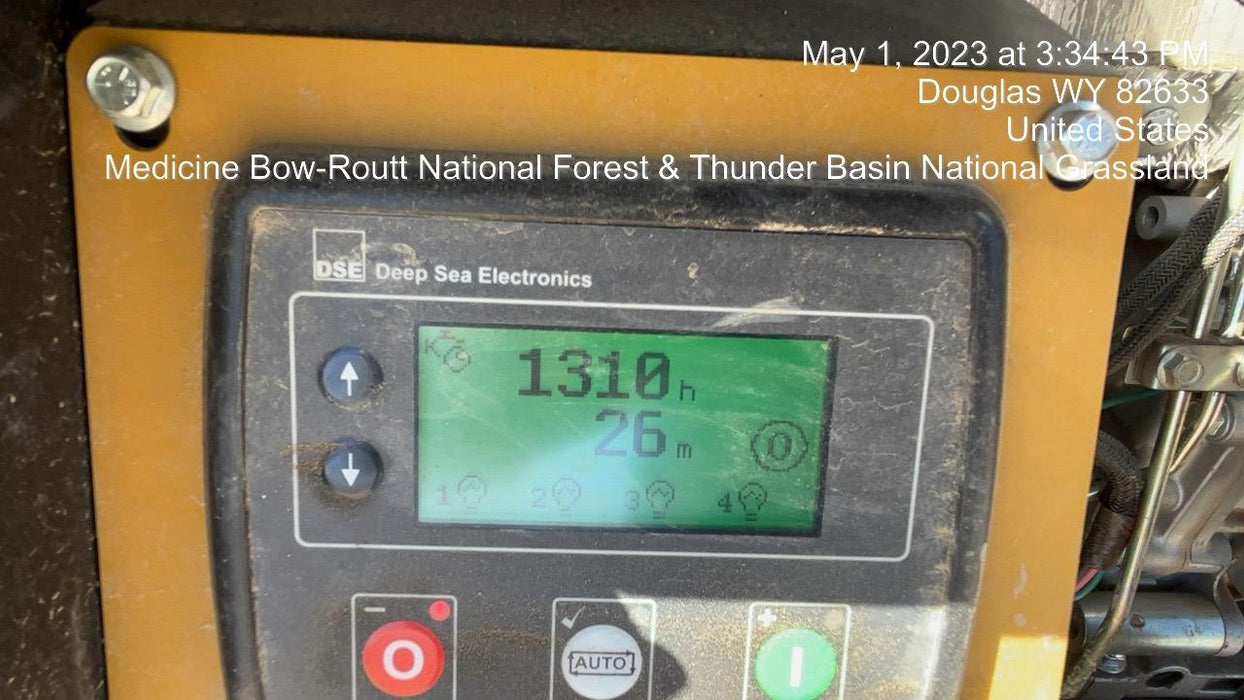 2022 Allmand NLV3GR (4) LED Light Fixture 350W, 23' Vertical Mast, 3kW Prime, Towable, ES Decals, T3