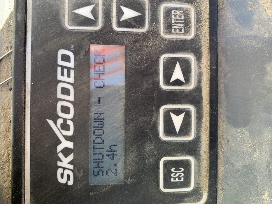 2020 Skyjack SJIII-3219 Solid NM Tires, Half height spring hinged entry gate, Dual Beacons, 800W Inverter