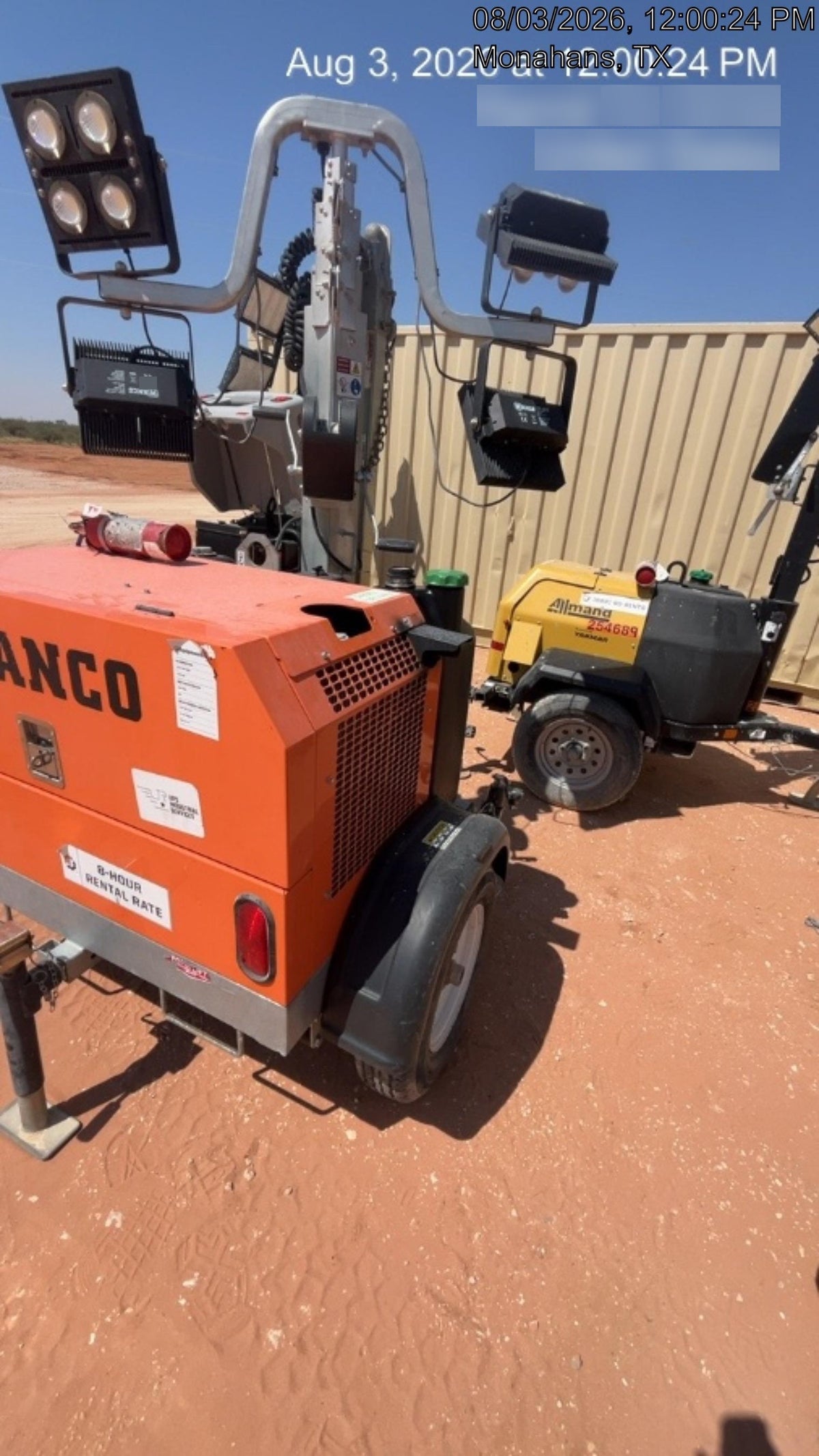 2023 Wanco WLTT-4MM4K Diesel, Deep Sea Controller, Shore Power Plug, Auto Start, (4) 350W LED Floodlights, 4kW Generator, 60 Gal Fuel Tank, 2" Ball, T3