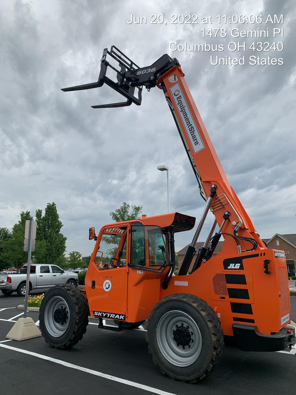 2022 Skytrak 6036 74Hp Dsl, Cab/Heat/Air, Duraforce FF Tires, LED WL