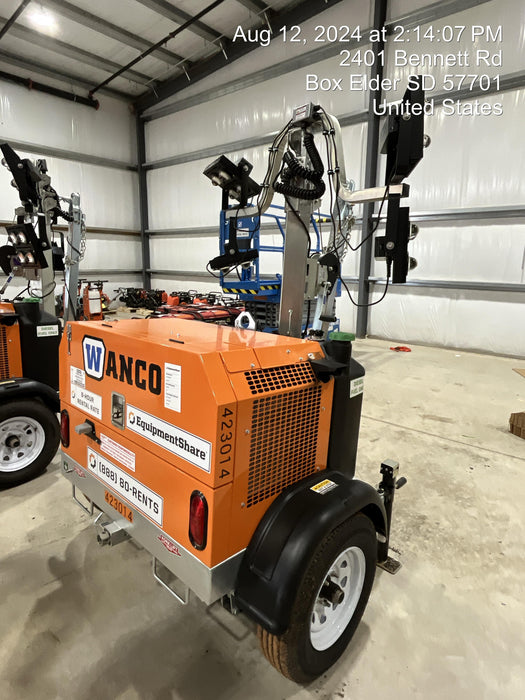 2024 Wanco WLTT-4MM4K Diesel, Deep Sea Controller, Shore Power Plug, Auto Start, (4) 350W LED Floodlights, 4kW Generator, 60 Gal Fuel Tank, 2" Ball, T3