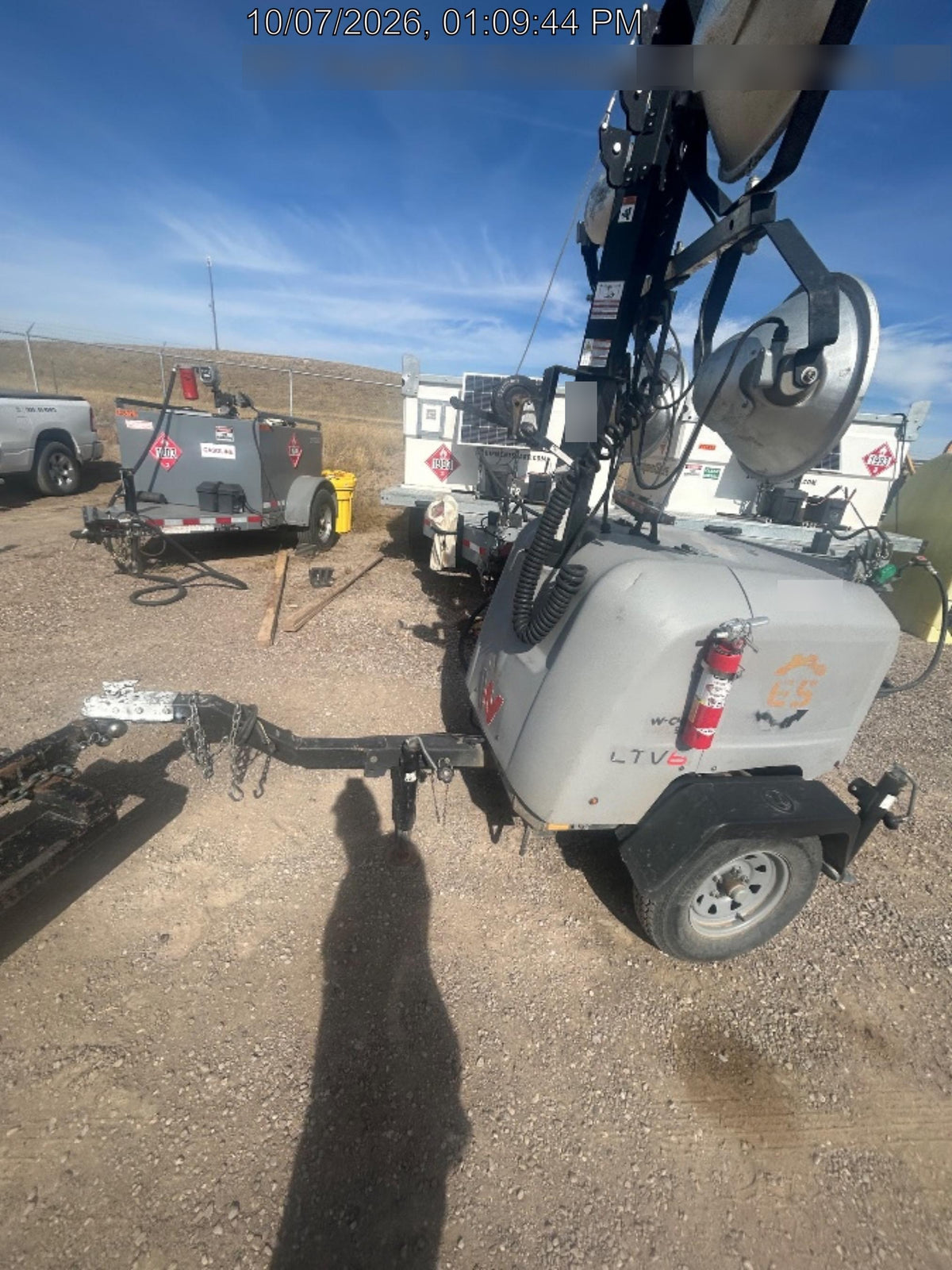 Wacker Neuson LTV6K-MH Wacker Neuson LTV6K Mobile Light Tower w/Fuel Level Sensor Installed