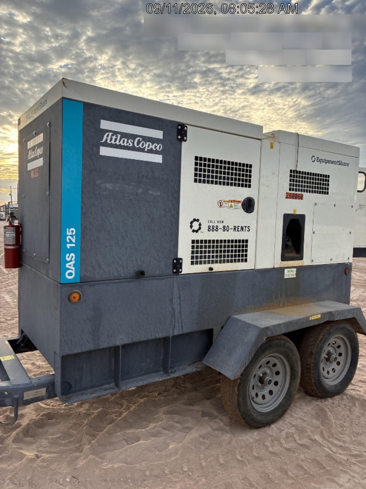 2022 ATLAS COPCO QAS 125